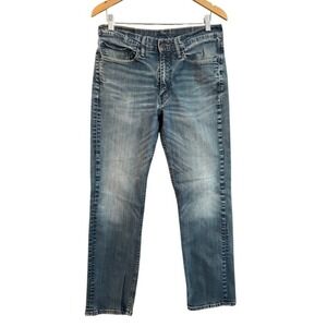 Levi's 511 Slim Fit Jeans Blue Wash Mens Size 32x30 Zip Fly Stretch Denim